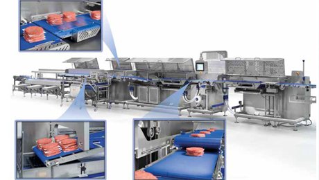 Modular Hamburger Production Line