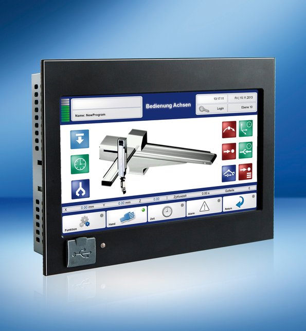 Das ETT 731: Control Panel mit 7 Zoll Widescreen