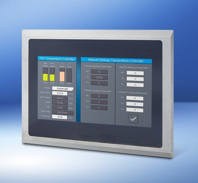 7 Zoll Bedienpanel mit Edelstahlfront: Das ETT 736