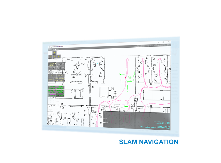 SlamLoc - SLAM-Navigation in real time for AGV & AMR